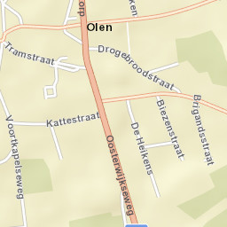 Olen Street Map