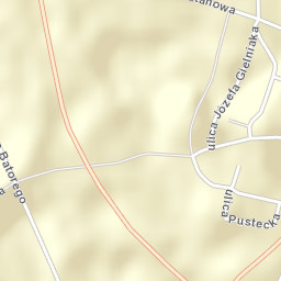 Leśnica-Ratyń-Pustki Street Map