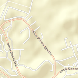 Kozanów Street Map