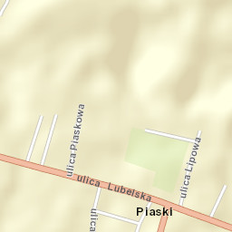 Piaski Street Map