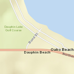 Northern Woods and Water Route, Ochre River Street Map