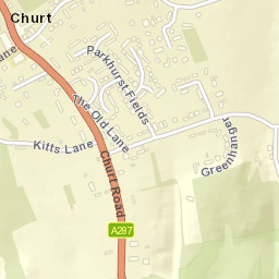 Churt Street Map