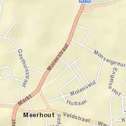 Meerhout Street Map