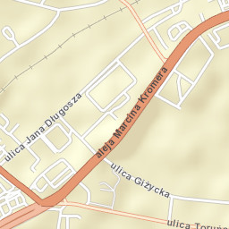 Rejon alei Kromera Street Map