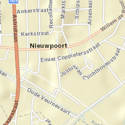 Nieuwpoort Street Map