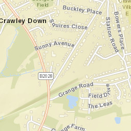 Crawley Down Street Map
