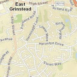 East Grinstead Street Map