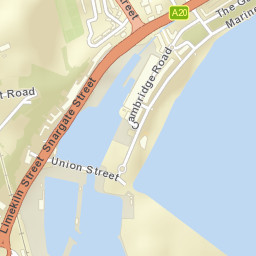 Esplanade, Dover, Kent CT17, UK Street Map