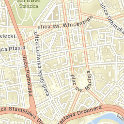 Rejon placu Świętego Macieja Street Map