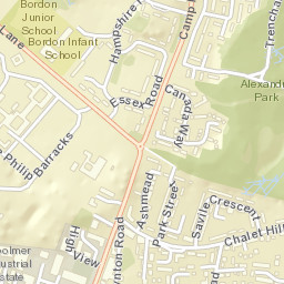 Bordon Street Map
