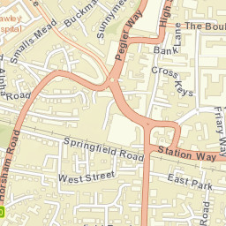 60 High St, Crawley, West Sussex RH10, UK Street Map