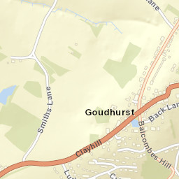 Goudhurst Street Map
