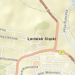 Lwówek Śląski Street Map