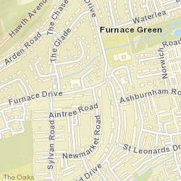 Furnace Green Street Map