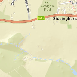 Sissinghurst Street Map