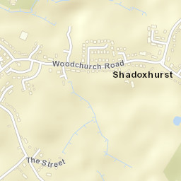 Shadoxhurst Street Map