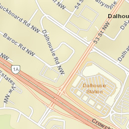 5544 Dalhousie Drive Northwest, Calgary Street Map