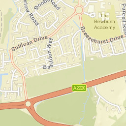 Bewbush Street Map
