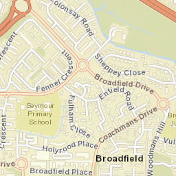 Broadfield Street Map