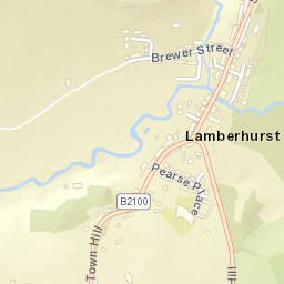 Lamberhurst Street Map