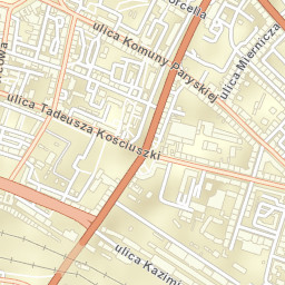 Rejon ulicy Traugutta Street Map