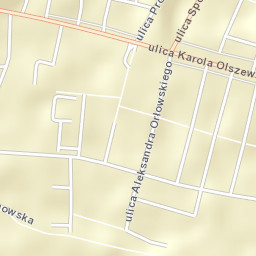 Biskupin Street Map