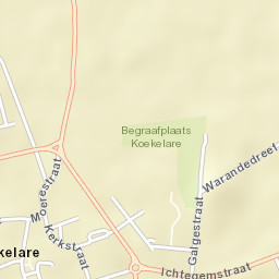 Koekelare Street Map