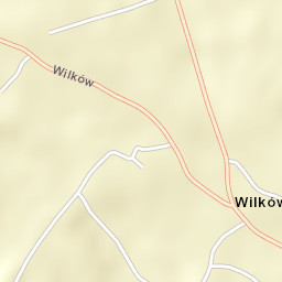 Wilków Street Map