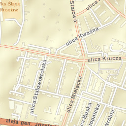 Rejon ulicy Mieleckiej Street Map