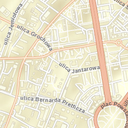 Powstańców Śląskich Zachód-Centrum Południow Street Map