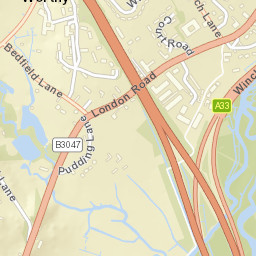 Kings Worthy Street Map