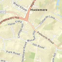 15 High Street, Haslemere, Surrey GU27 Street Map