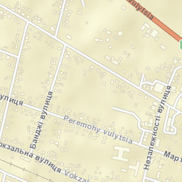 Hołoby Street Map