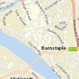 Barnstaple Street Map