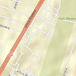 Rejon ulicy Borowskiej-Południe Street Map