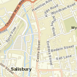 Salisbury Street Map