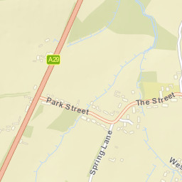 Slinfold Street Map