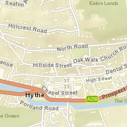 Rampart Rd, Hythe, Kent CT21, UK Street Map