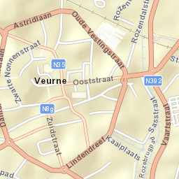Veurne Street Map