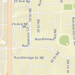 2404-2496 39 Street Northeast, Calgary Street Map