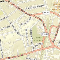 Winchester Street Map