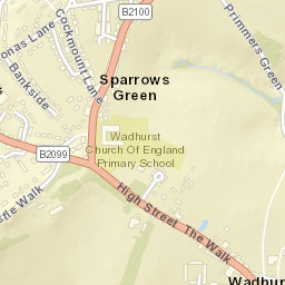 Wadhurst Street Map