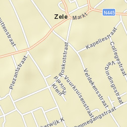 Zele Street Map