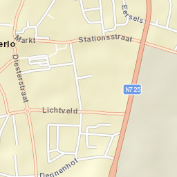 Tessenderlo Street Map