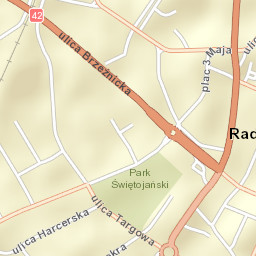 Radomsko Street Map