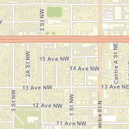 1589 3 Street Northwest, Calgary, AB T2M Street Map