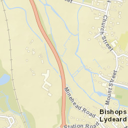 Bishops Lydeard Street Map