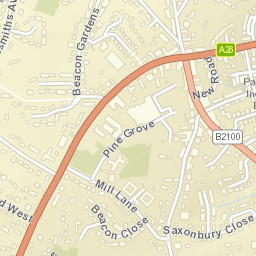 Crowborough Street Map