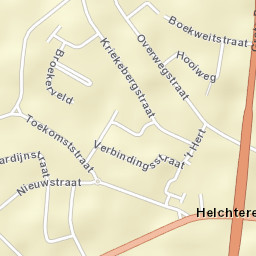 Helchteren Street Map