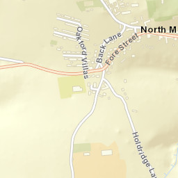 43 Oakford Villas, South Molton, Devon Street Map